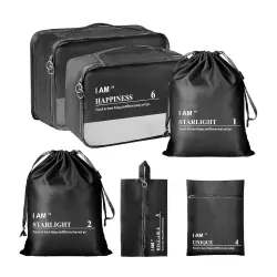 Cockatoo Path-Finder 6 Pc Travel Storage Bag,Travel Organizer Bags for Luggage,Material: Polyester