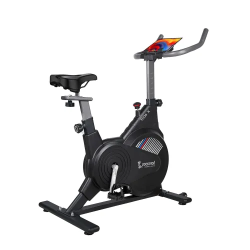 Image of Cockatoo Ride-X 7Kg Fly Wheel Spin Bike, Exercise Cycle For Home With Adjustable 120 kg (Black).