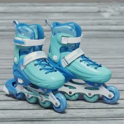 Cockatoo ShadowLine Adjustable Inline Skates ABEC-7 Blue