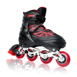 Cockatoo Urban Flow Adjustable 4-Wheel Inline Skates, Quad Roller Skates, 2-in-1 Design, Aluminum Chassis, 70 mm PU, M-R