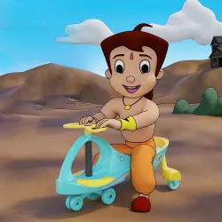 Cockatoo-Kids Buzzy Ride Chota Bheem Licensed Baby Car, Panda Cycle for Baby