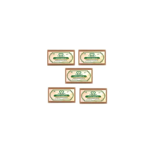 Image of Coco Vanilla Soap (Pack of 5, 125g Each) (5 x 125 g)