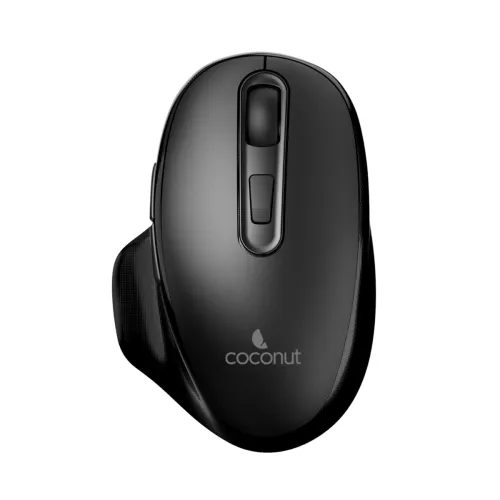Image of coconut Prism Ergonomic Wireless Mouse with Thumb Rest, 6 Buttons with Adjustable DPI, Low Power Consumption, Windows & 