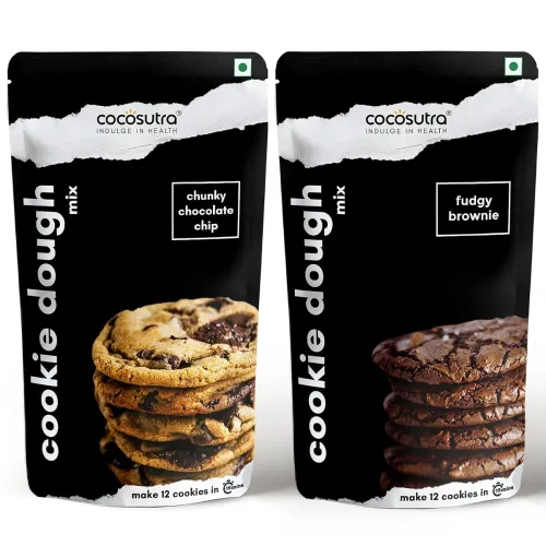 Image of Cocosutra Cookie Dough Mix Combo Pack 440g