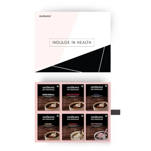 Image of COCOSUTRA Drinking Chocolate Mix, 20g (18 Sachets)