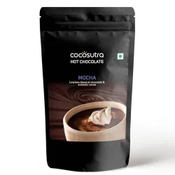 Cocosutra Mocha Drinking Chocolate Mix, 500g | Hot or Cold | Vegan & Gluten Free | No Preservatives | Serves 25 Cups