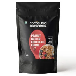COCOSUTRA Peanut Butter Chocolate Chunk Breakfast Granola 1 kg