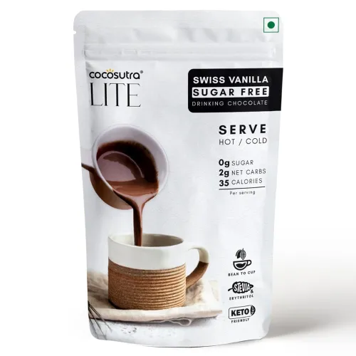 Image of Cocosutra Sugar-Free Swiss Vanilla Drinking Chocolate (200g)