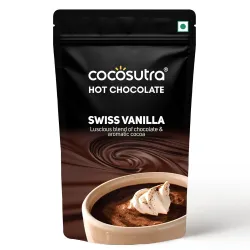 Cocosutra Swiss Vanilla Drinking Chocolate Mix, 100g