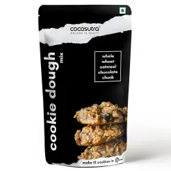 Cocosutra Whole Wheat Oatmeal Chocolate Chunk Cookie Dough Mix (220g)