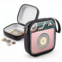 Kraptick Multipurpose Coin Pouch for Men & Women, Compact Coin Organiser, Cash & Coin Holder Pouch, Stylish Mini