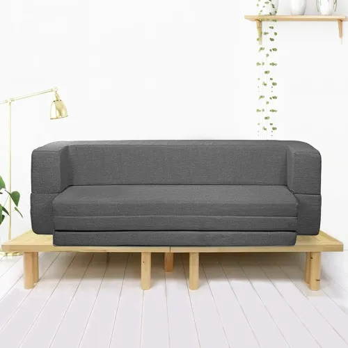 Image of Coirfit Smart Homes Two Seater, 4' X 6' Feet 2 Seater Folding Sofa Cum Bed