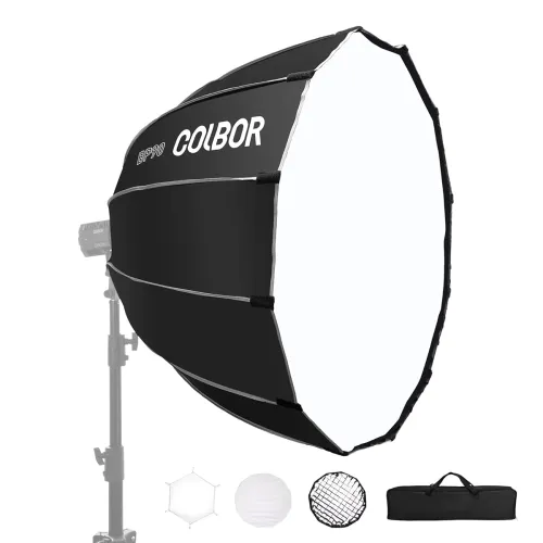 Image of COLBOR CL60 COB Video Light, Power 65W, 2700K to 6500K, CRI 97 Only 550g with APP Control