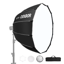 COLBOR CL60 COB Video Light, Power 65W, 2700K to 6500K, CRI 97 Only 550g with APP Control