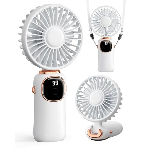 Image of coldSky Portable Handheld 3 in 1 Fan with Digital Display (4000mAh) 