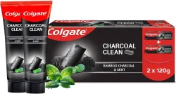Colgate Charcoal Clean Black Gel Toothpaste Combo (240g)