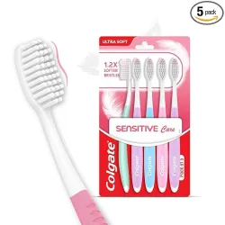 Colgate Gentle Sensitive Care Ultra Soft Bristles Toothbrush - 5Pcs