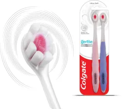 Colgate Gentle UltraFoam Ultra Soft Toothbrush (Pack of 2)