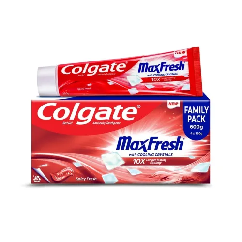 Image of Colgate Max Fresh Bad Breath Treatment Toothpaste, 150g * pack of 4