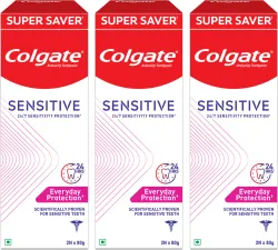 Colgate Sensitive Everyday Protection Tooth paste Combo Pack 160gx3 Toothpaste (480 g, Pack of 3)