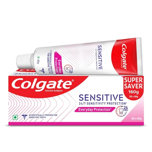Image of Colgate Sensitive Everyday Protection Toothpaste 80g * Pack of 2
