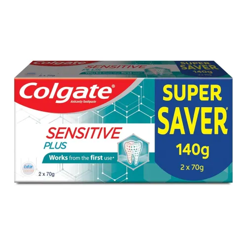 Image of Colgate Sensitive Plus Toothpaste, With Pro Argin Formula for Sensitivity Relief, 140gm