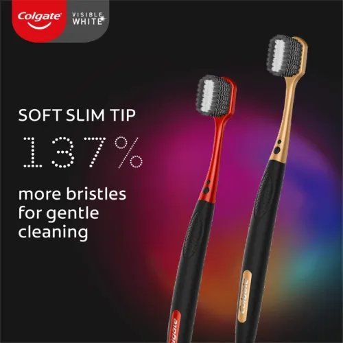 Image of Colgate Visible White O2 Toothbrush - 2pcs