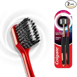 Colgate Visible White O2 Toothbrush - 2pcs