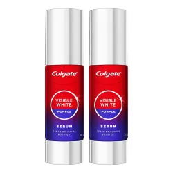 Colgate Visible White Purple Teeth Whitening Serum (Mint & Yuzu, 40ml, Pack of 2)