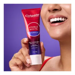 Colgate Visible White Purple Toothpaste for Teeth Whitening 120g