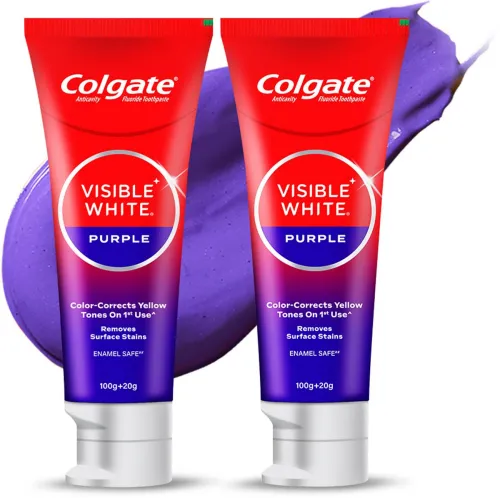 Image of Colgate Visible White Purple Tooth paste, (240 g)