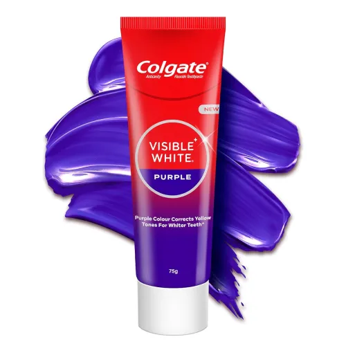 Image of Colgate Visible White Purple Toothpaste for Teeth Whitening