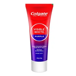 Colgate Visible White Purple Toothpaste and Toothbrush for Teeth 