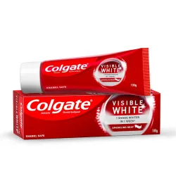 Colgate Visible White Teeth Whitening Toothpaste, Pack of 100g