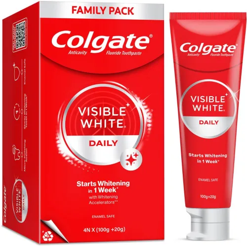 Image of Colgate Visible White Tooth paste Combo Pack of 4x120g