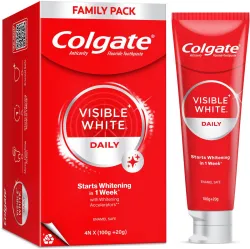 Colgate Visible White Tooth paste Combo Pack of 4x120g