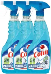 Colin Glass Cleaner Spray - 500ml (Pack of 3) (3 x 500 ml)