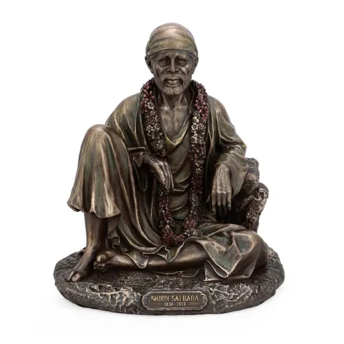 Image of Collectible India Lord Sai Baba Idol 