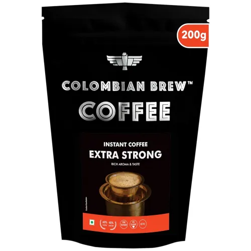 Image of Colombian Brew Extra Strong Instant Coffee Powder 200g