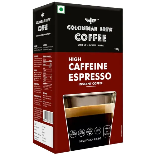 Image of Colombian Brew High Caffeine Coffee 100g