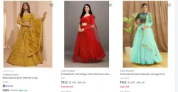 Color Bucket Womens Lehenga Cholis Starting at ₹322