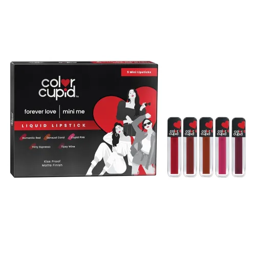 Image of Color Cupid Liquid Lipstick Pack of 5 Mini Me