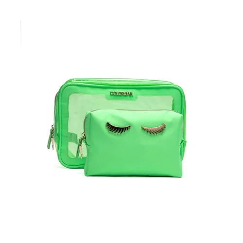 Image of Colorbar Lips & Lashes Casual Box Pouch ( Set of 2 ) - Neon Green