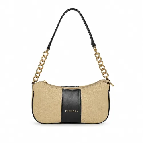 Image of Colorblocked Shoulder Bag for Women with Adjustable & Detachable Sling Strap | Stylish Crossbody & Shoulder Purse |