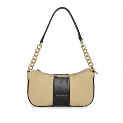 Colorblocked Shoulder Bag for Women with Adjustable & Detachable Sling Strap | Stylish Crossbody & Shoulder Purse |