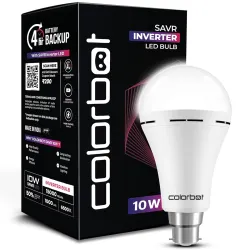 Colorbot 10W Emergency Bulb – 4hr Backup, B22
