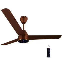 Colorbot Knoxx BLDC Ceiling Fans 1200mm | BEE 5 Star Rated Power Saver | AeroQuiet+ Technology | 370 RPM | Remote Control (Boost, Timer, LED, Reverse Mode) | 4 Years Warranty (Cocoa Brown)