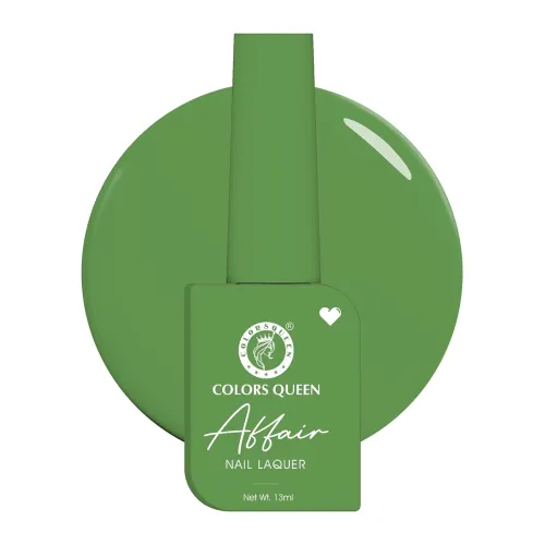 Image of Colors Queen Affair Nail Polish - 24 Grashopper Green, 13ml