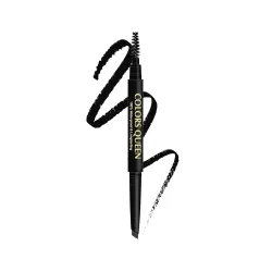 Colors Queen Brow Master Eyebrow Definer Pencil with Spoolie | Natural Looking Brows | Smudge Proof, Waterproof and Long