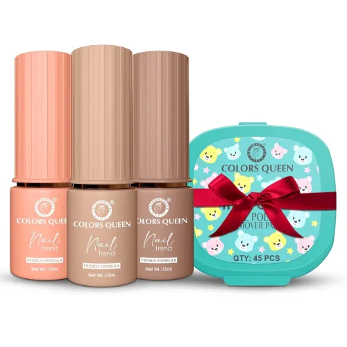 Image of Colors Queen Nail Trend Glossy Nail Paint Combo Set of 3 